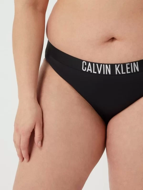 Auslauf ❤️ Calvin Klein Underwear Plus PLUS SIZE ? Bikini-Hose Mit Logo-Bund – Schwarz ✨ 4
